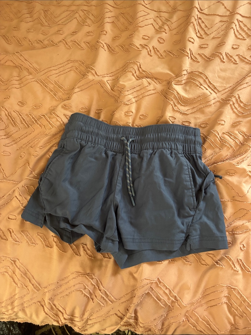 Avalanche Slate Blue Athletic Drawstring Shorts